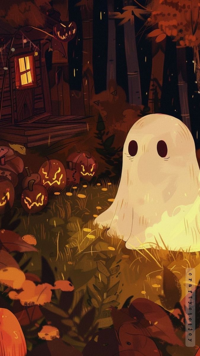 cute ghost wallpapers 0013