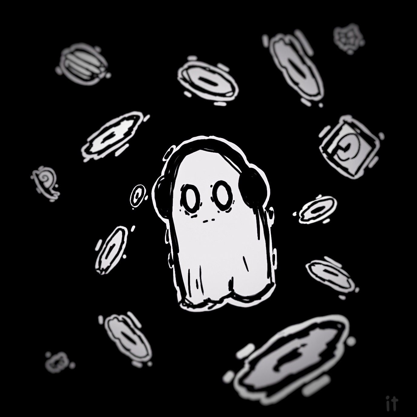 cute ghost wallpapers 0079