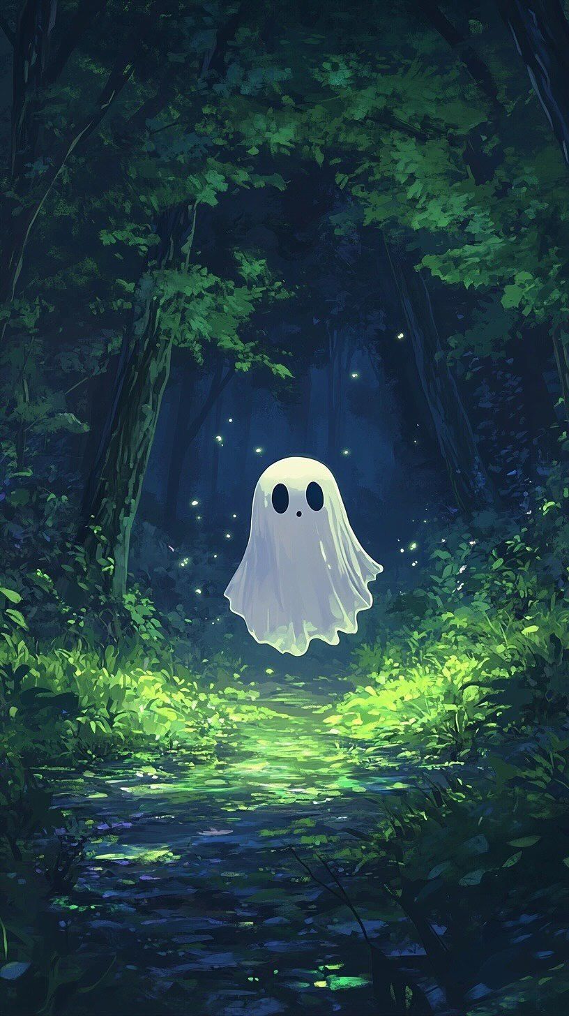 cute ghost wallpapers 0081