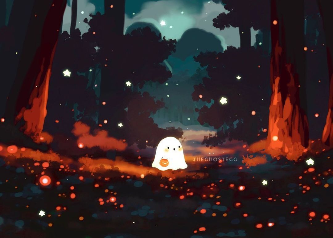 cute ghost wallpapers 0082