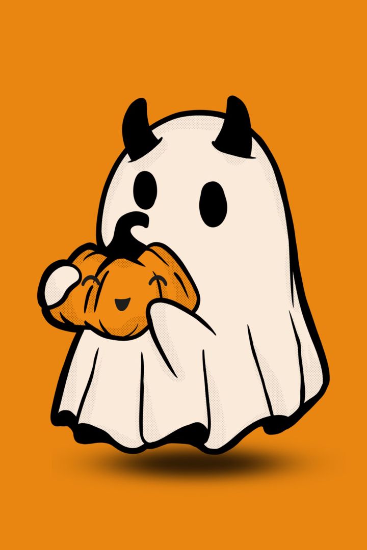 cute ghost wallpapers 0099