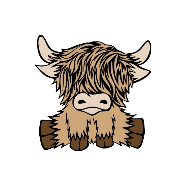 cute highland cow wallpapers 0011