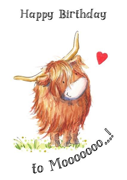 cute highland cow wallpapers 0068