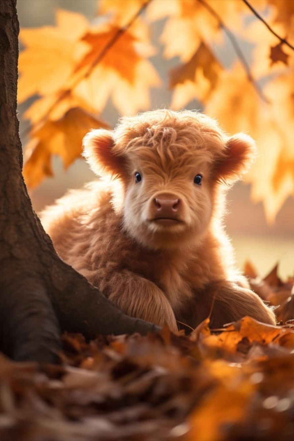 cute highland cow wallpapers 0074