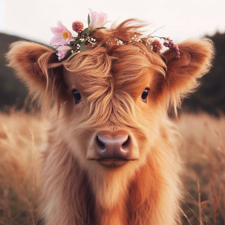 cute highland cow wallpapers 0077