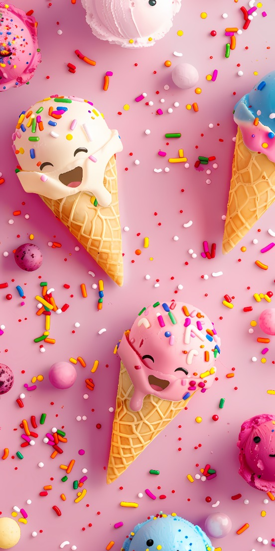 cute ice cream wallpapers 0012