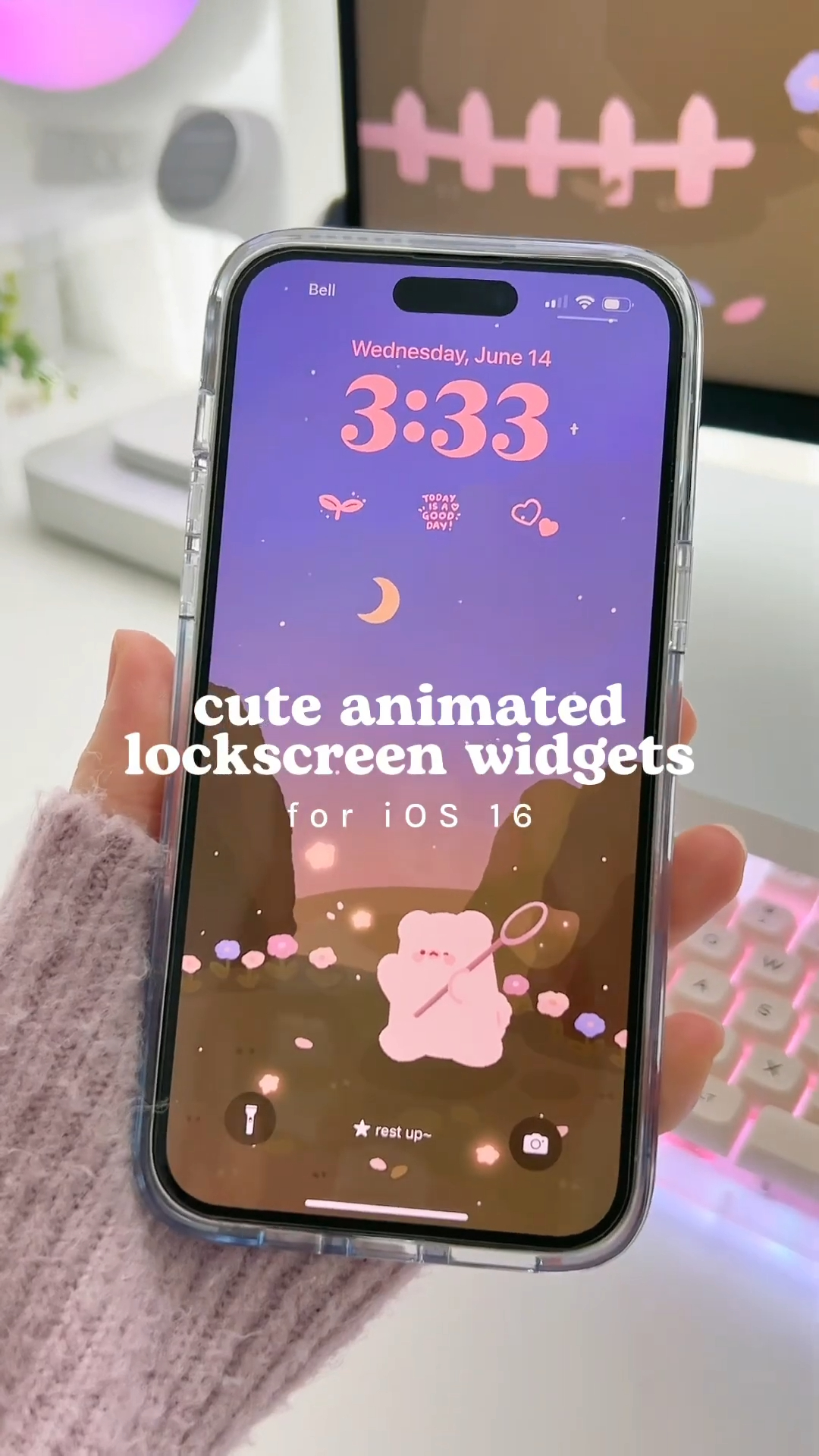 cute IOS 16 wallpapers for girls