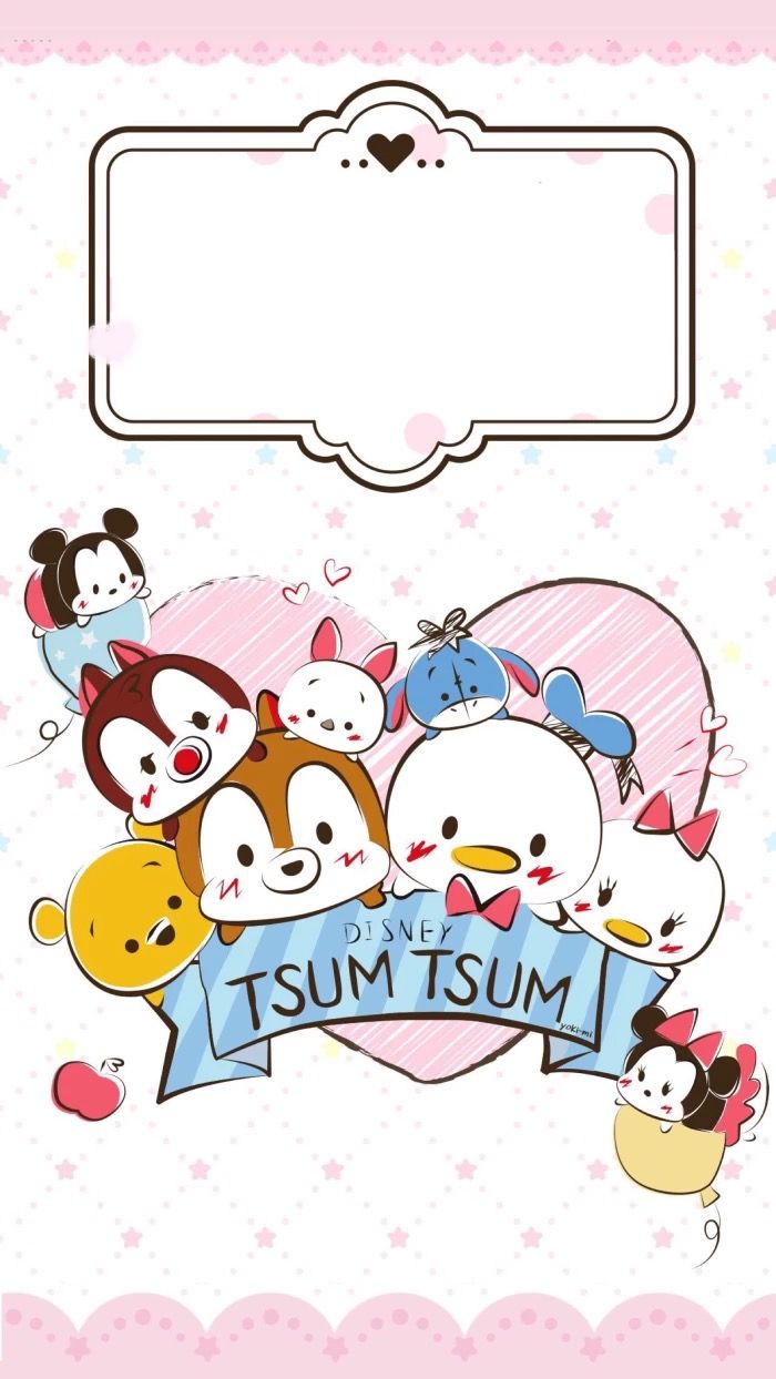 cute kawaii Tsum Tsum wallpapers 0012