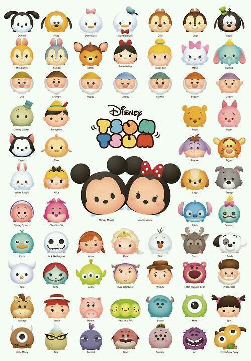 cute kawaii Tsum Tsum wallpapers 0017