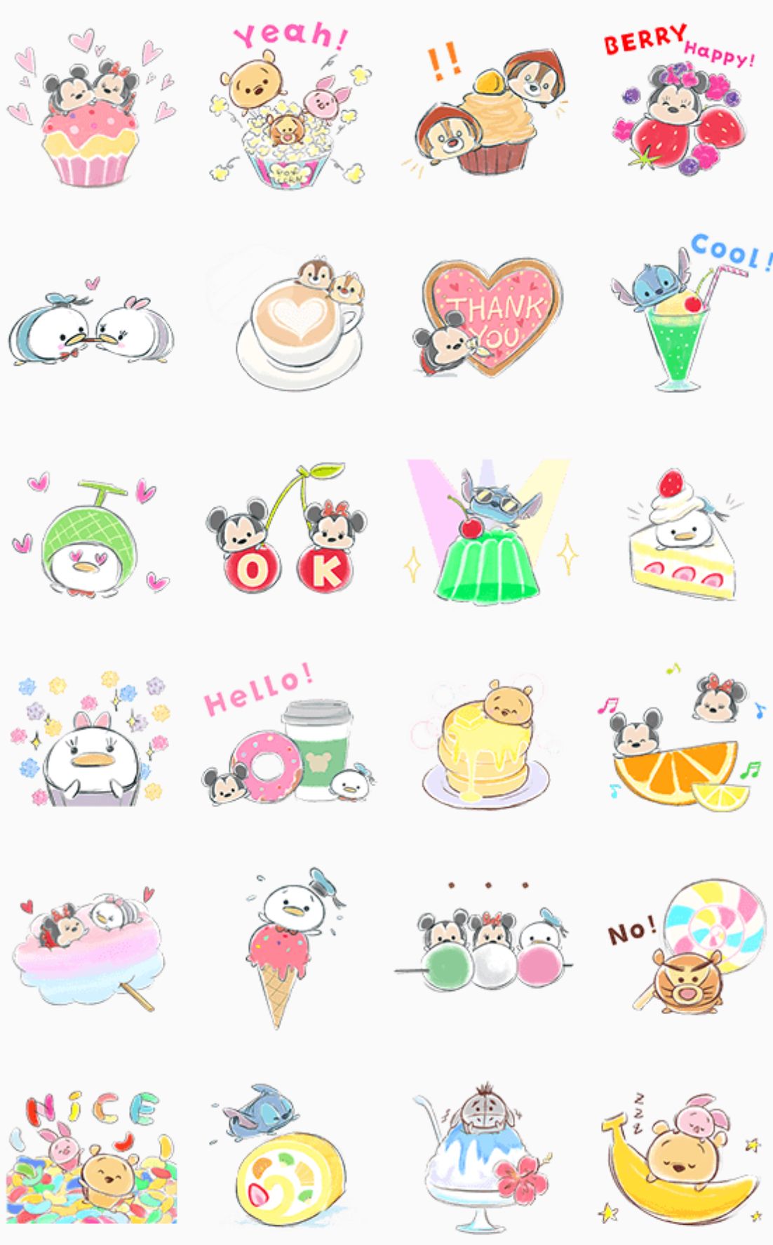 cute kawaii Tsum Tsum wallpapers 0027