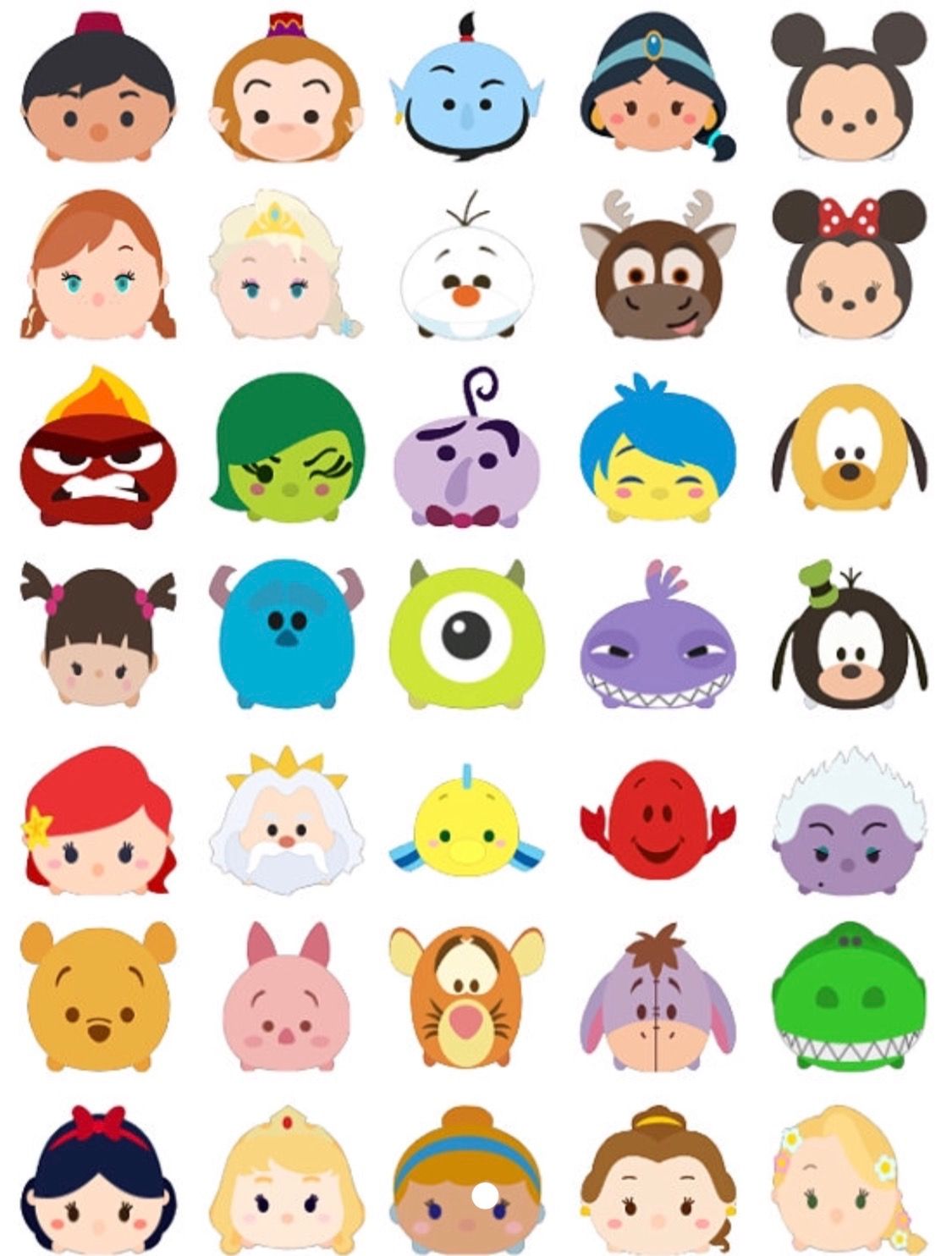 cute kawaii Tsum Tsum wallpapers 0031