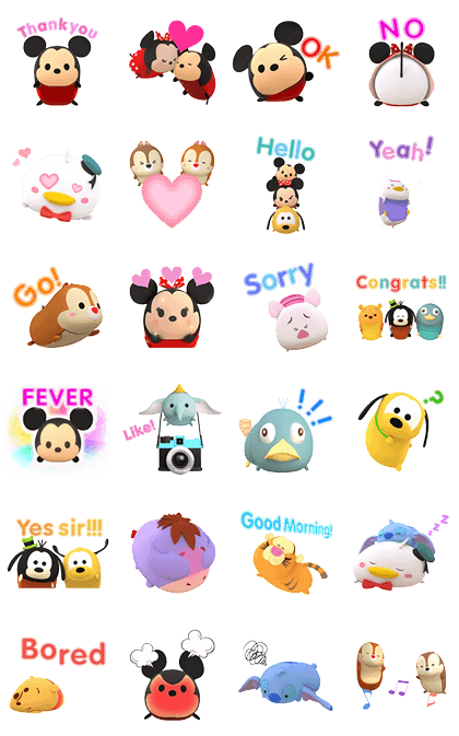 cute kawaii Tsum Tsum wallpapers 0094