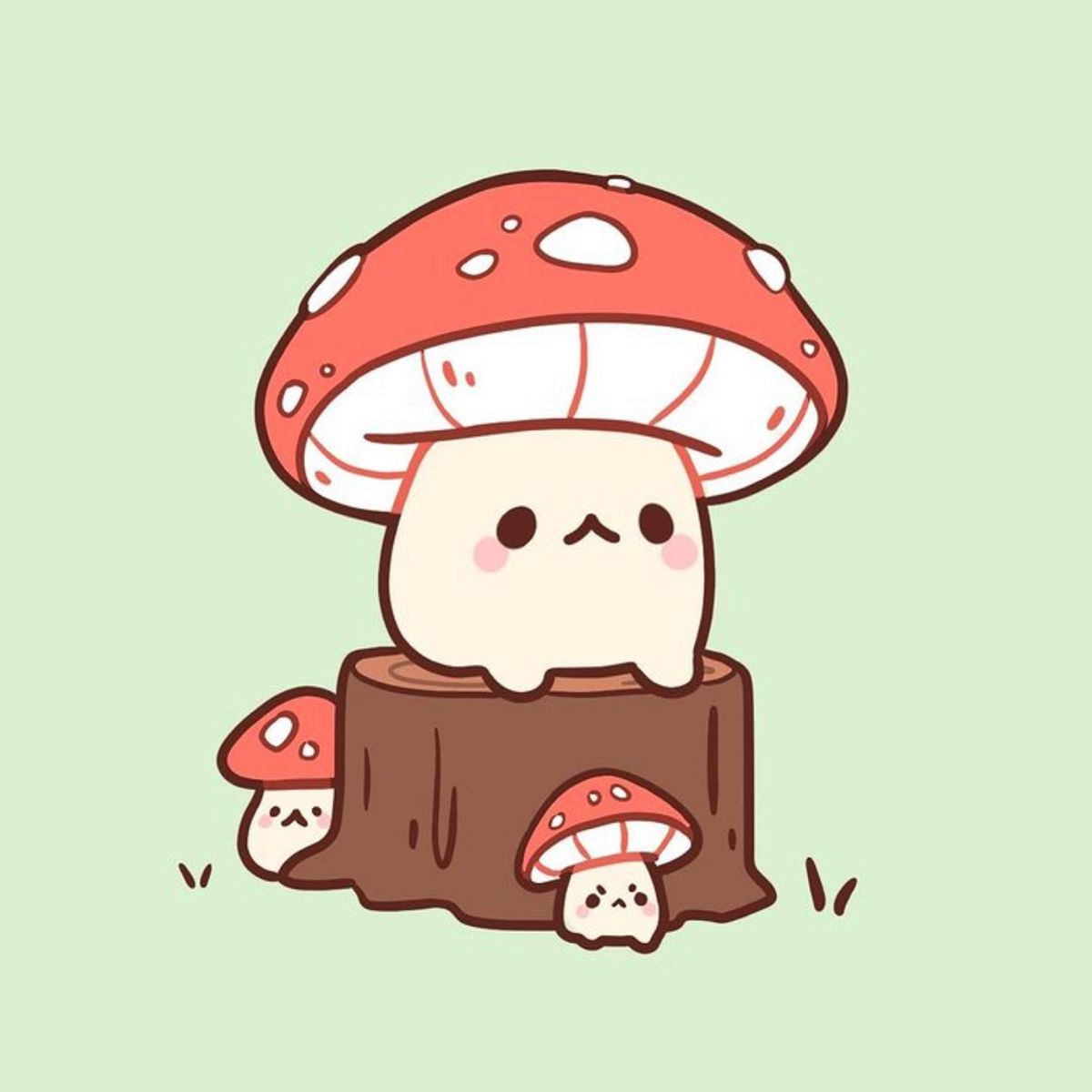 cute mushroom wallpapers for phones