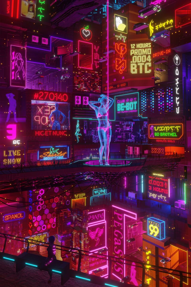 cute neon wallpapers 0067