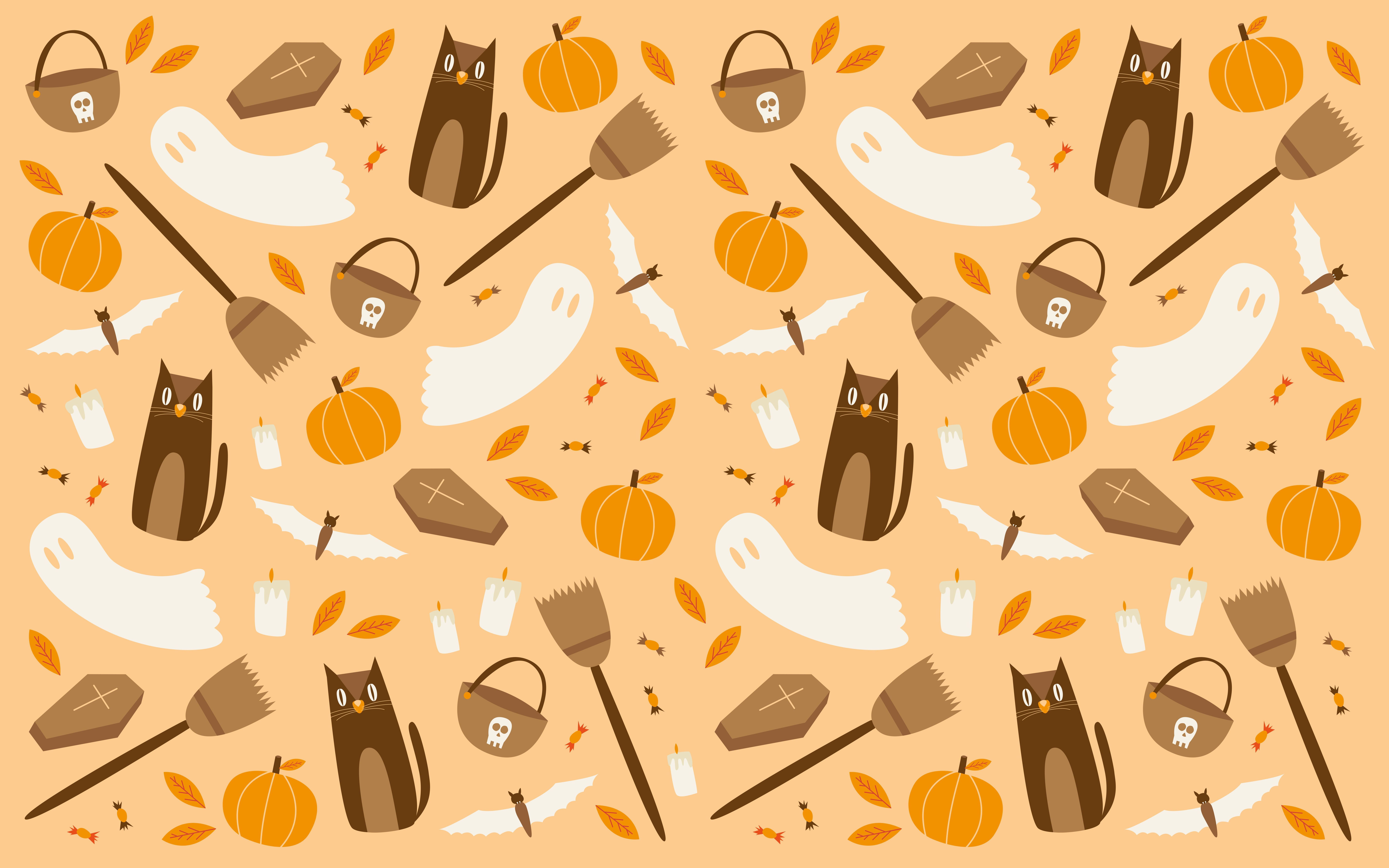 cute October wallpaper collection.