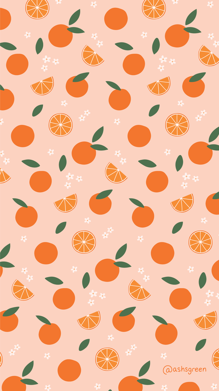 cute orange wallpapers 0010