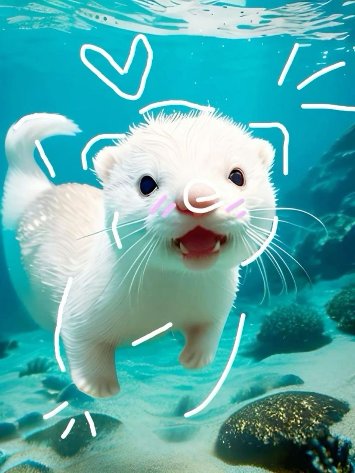 cute otter wallpapers 0018