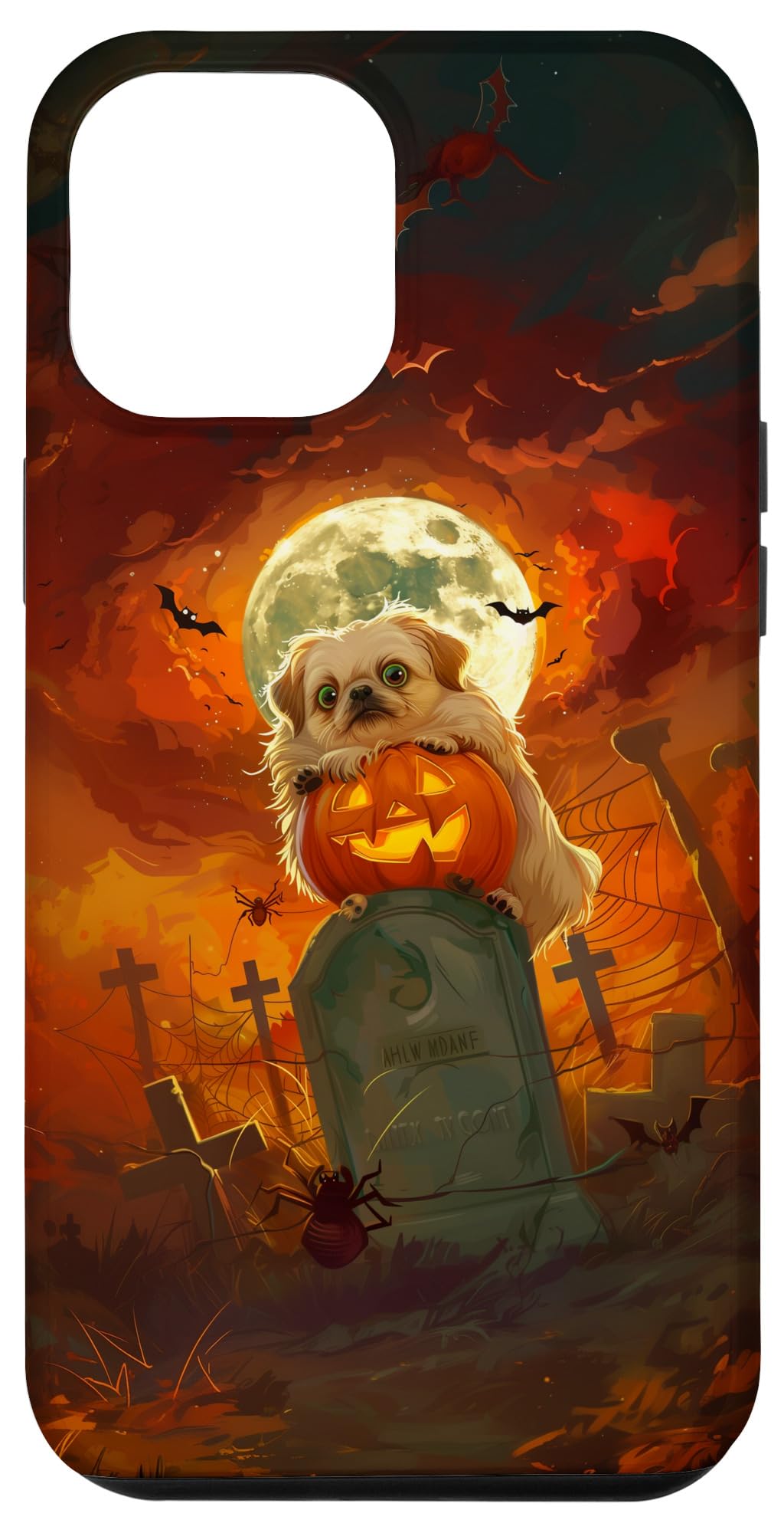 cute Pekingese halloween wallpaper 0045