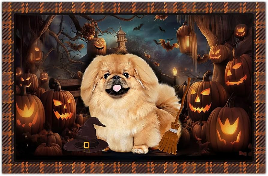 cute Pekingese halloween wallpaper 0080