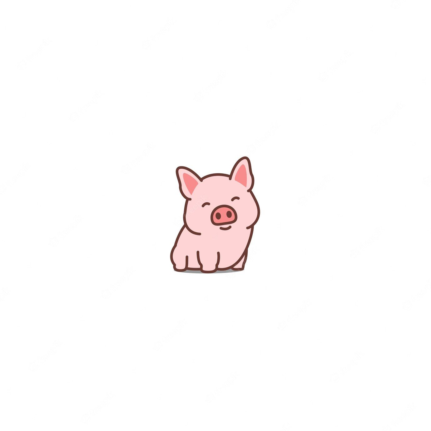 cute pig wallpapers 0098