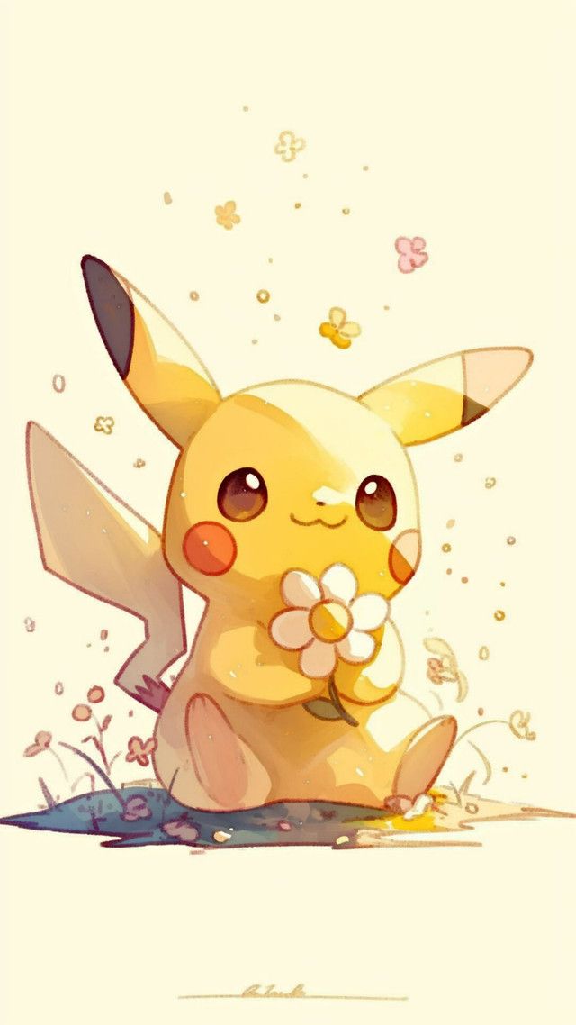 cute Pikachu wallpaper 0035