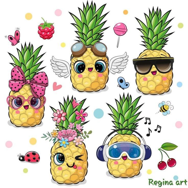 cute pineapple wallpapers 0083