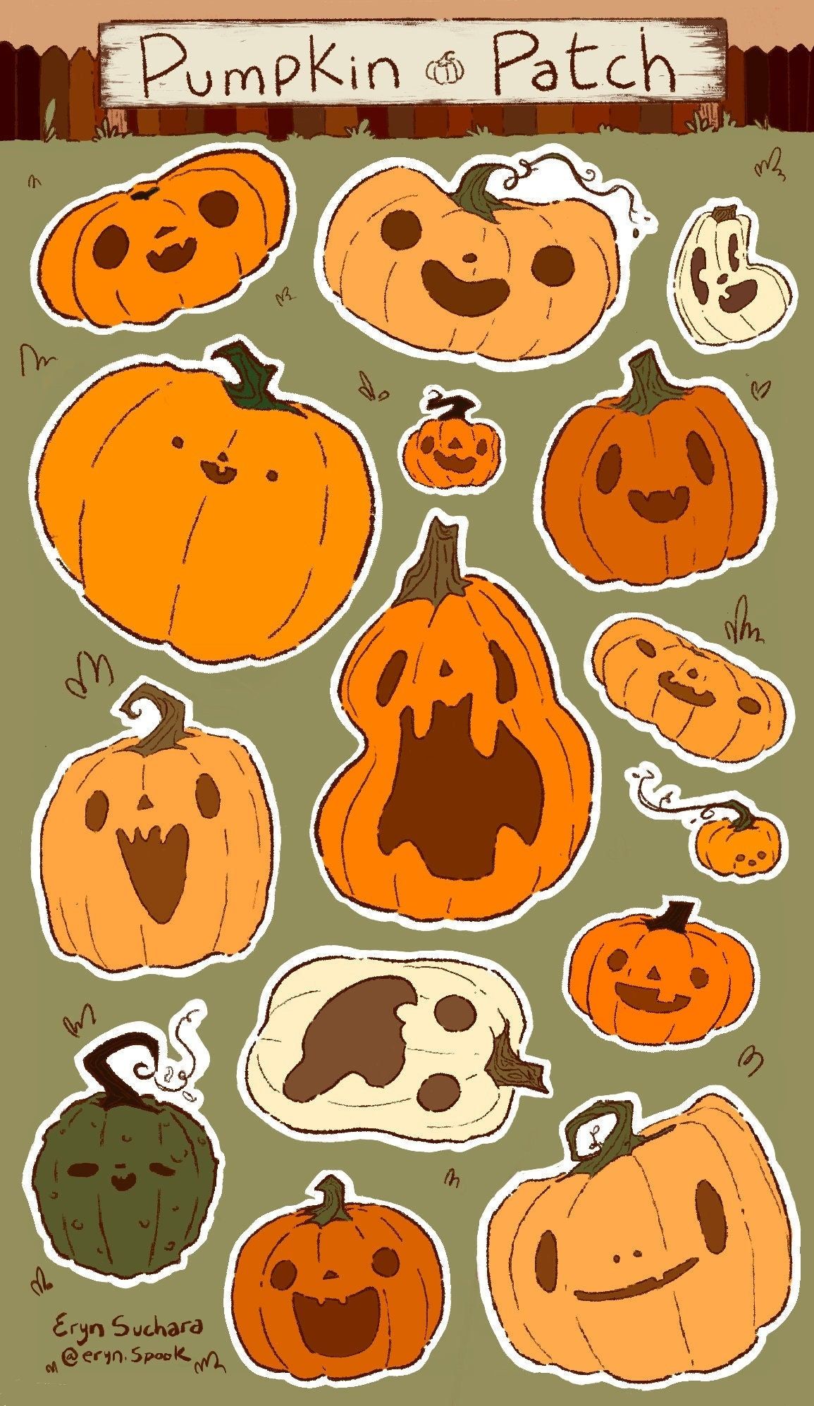 cute pumpkin wallpaper 0073