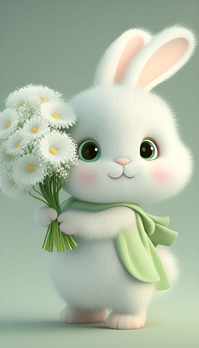 cute rabbit wallpaper designs