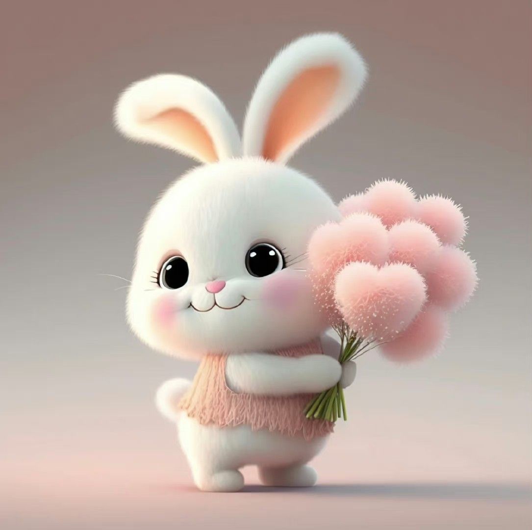 cute rabbit wallpaper 0011