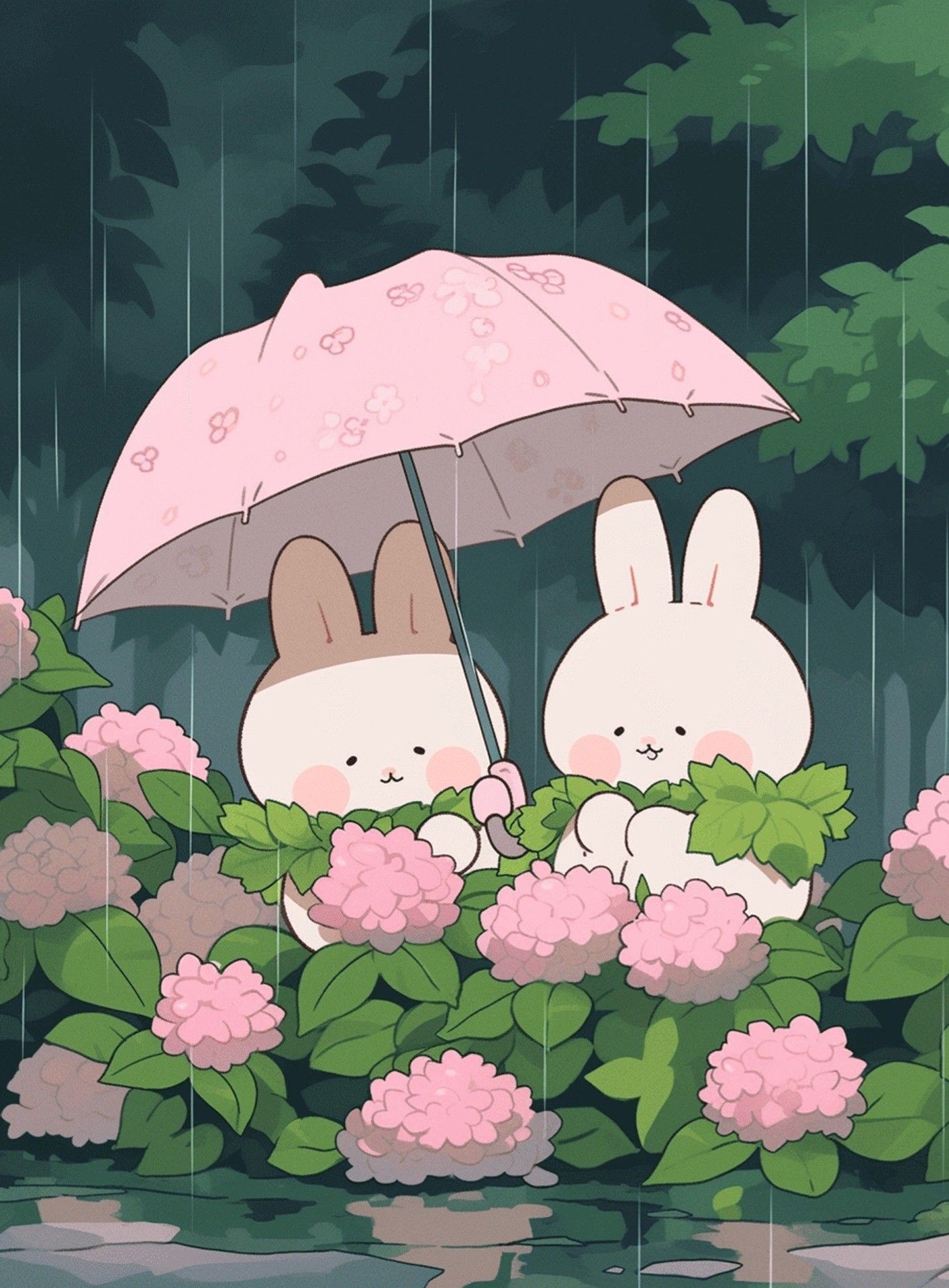 cute rabbit wallpaper 0012