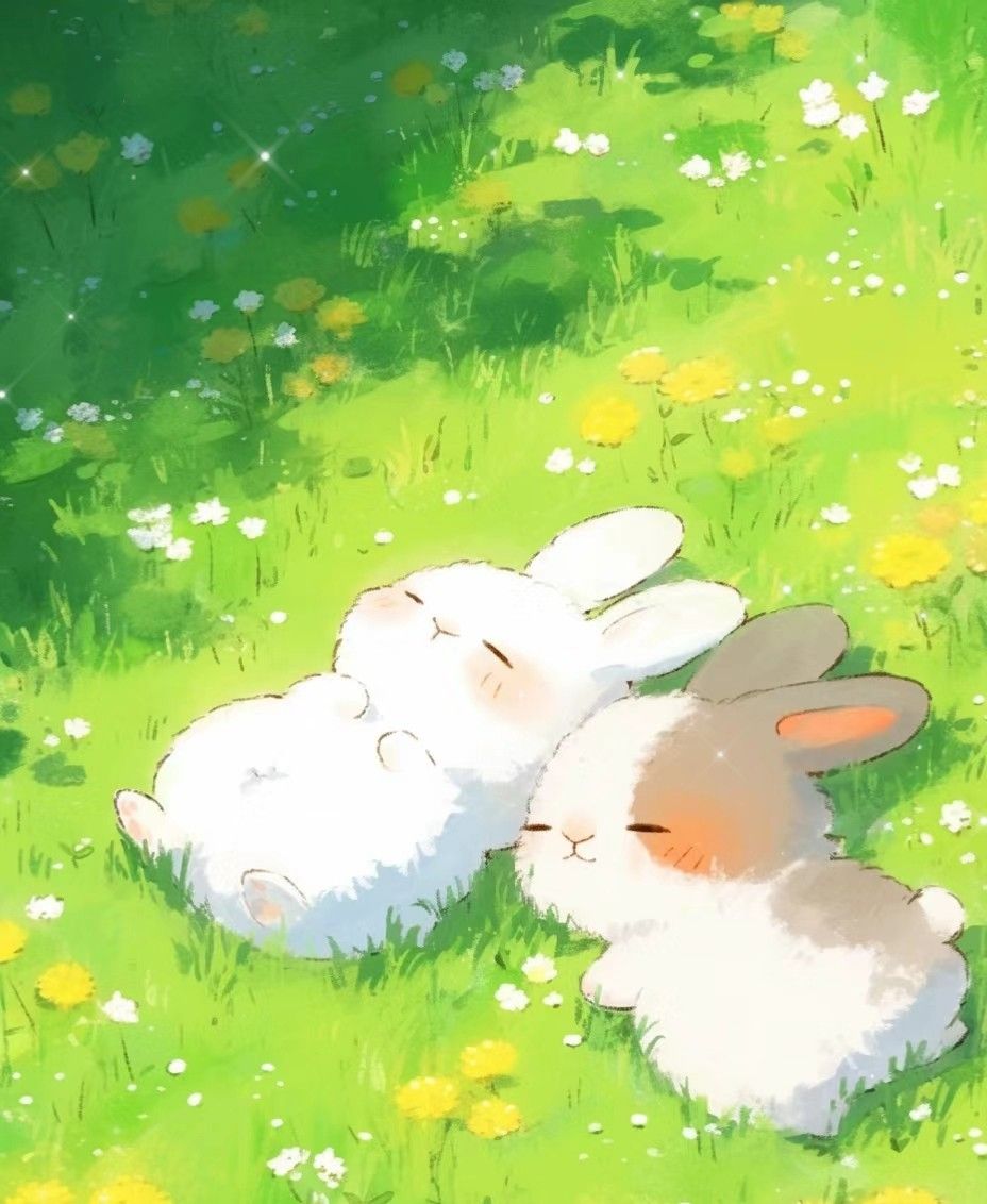 cute rabbit wallpaper 0019