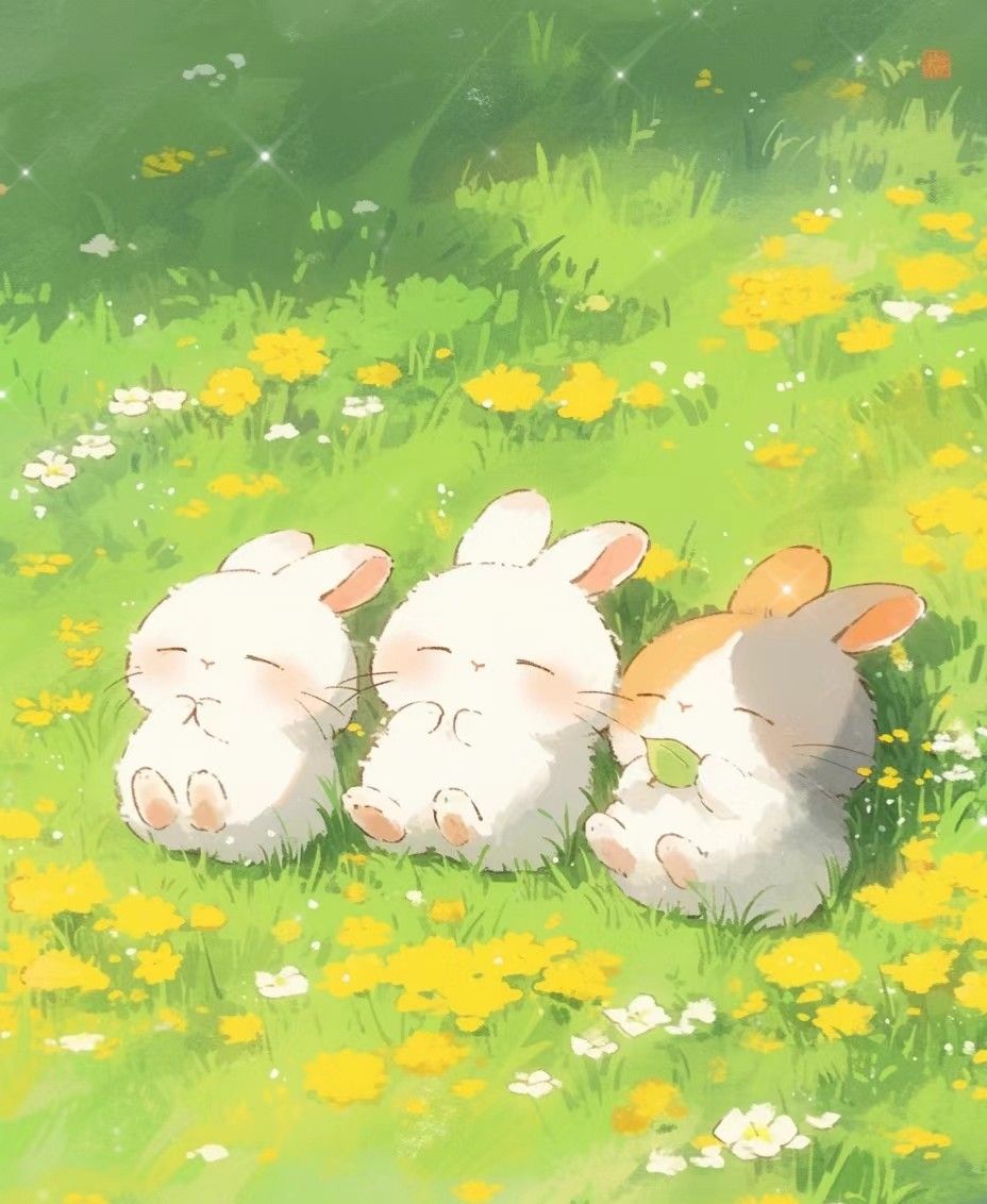 cute rabbit wallpaper 0033