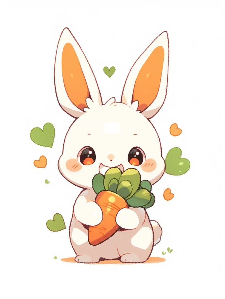 cute rabbit wallpaper 0048