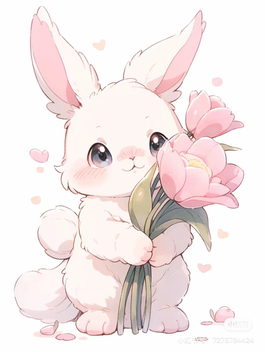 cute rabbit wallpaper 0055