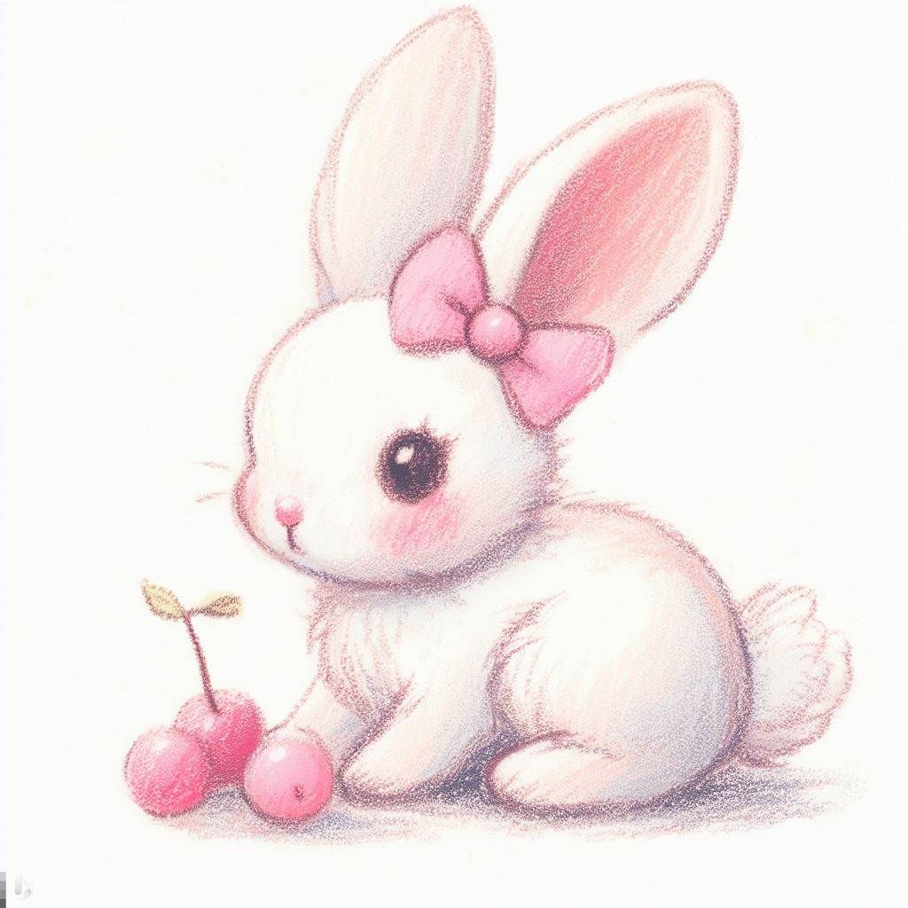 cute rabbit wallpaper 0073