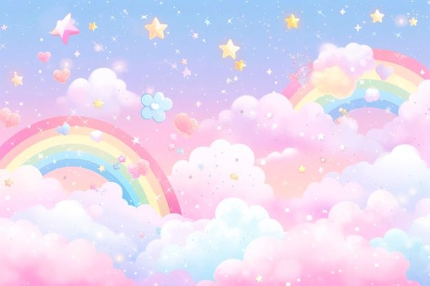 cute rainbow wallpaper designs