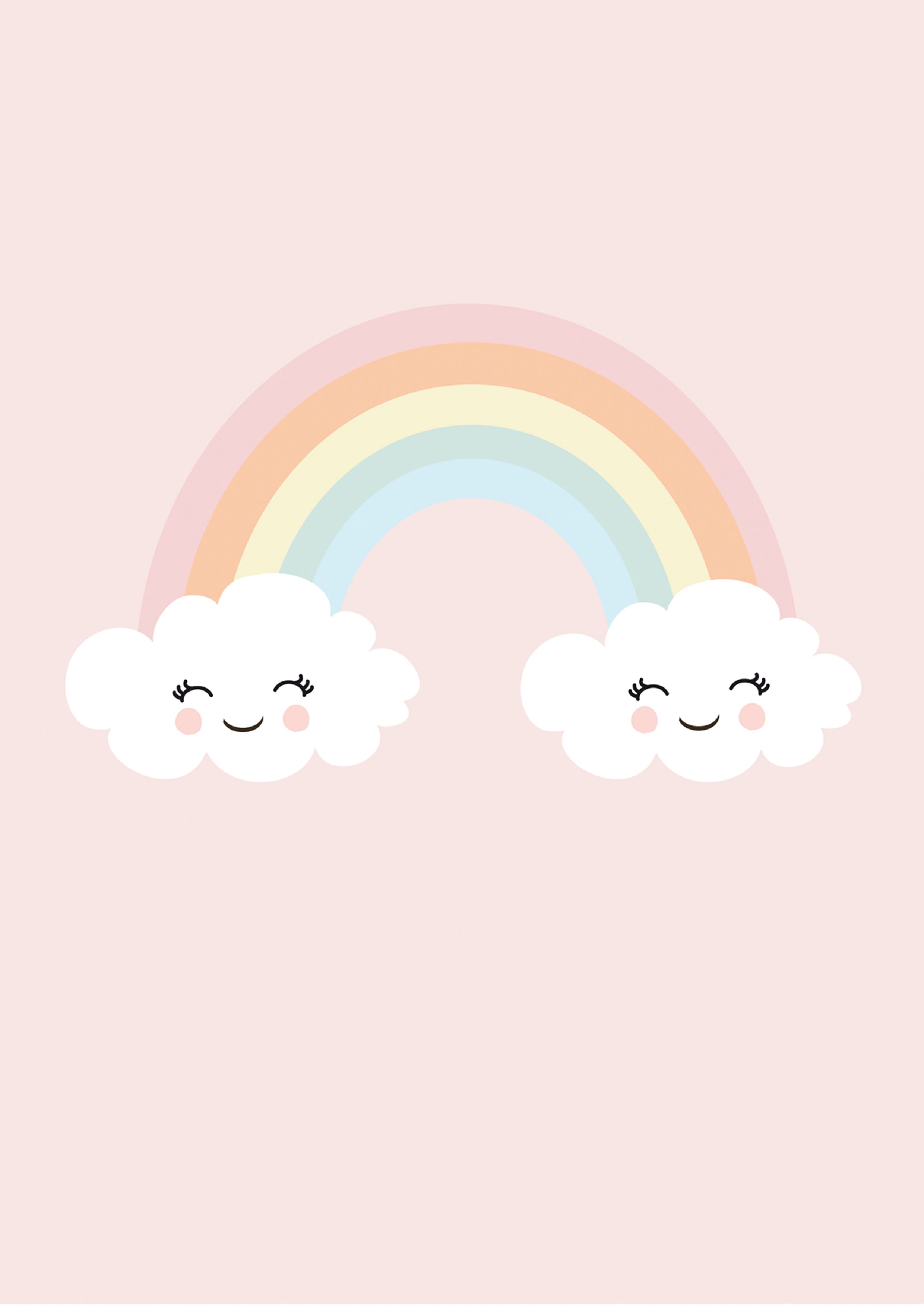 cute rainbow wallpaper 0023