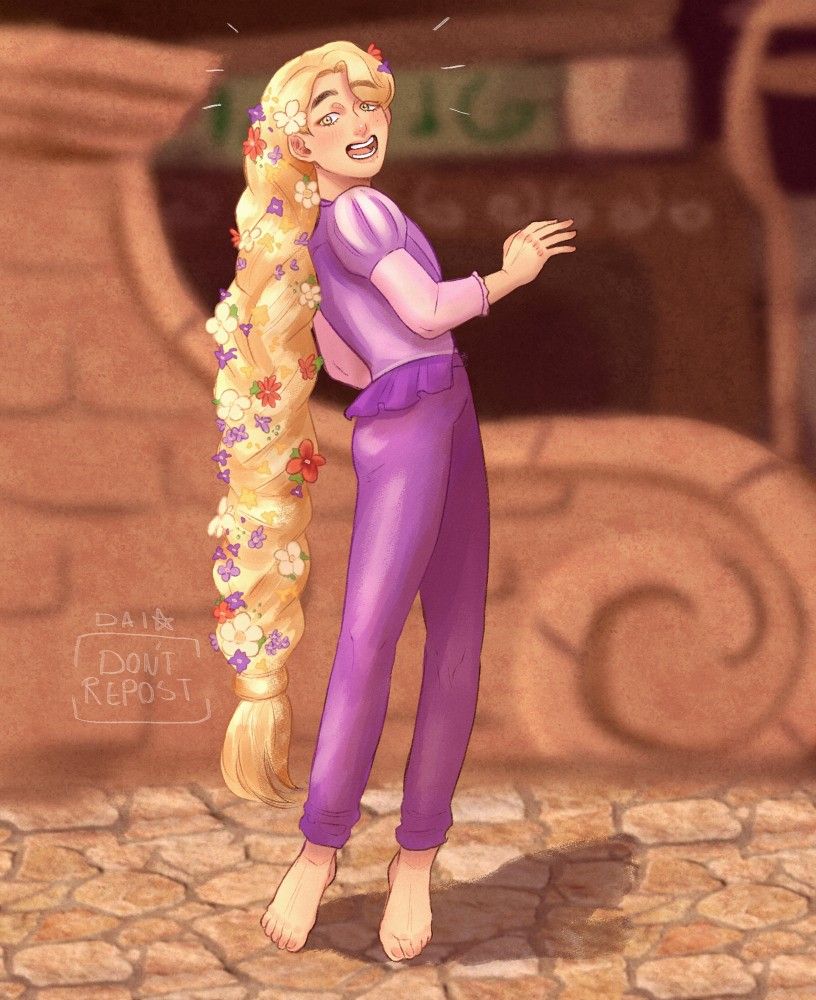 cute Rapunzel fanart wallpaper 0064