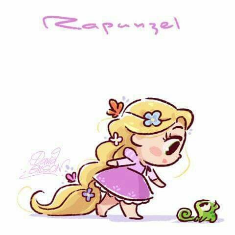 cute Rapunzel fanart wallpaper 0065