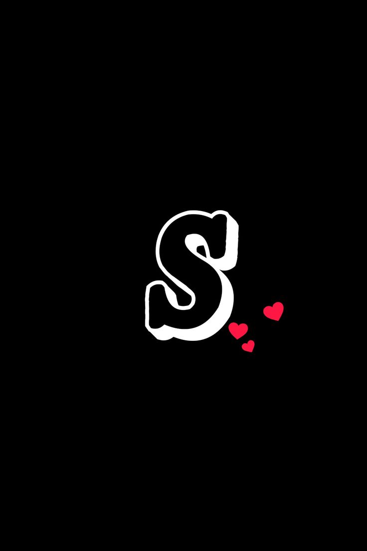 cute S letter in love wallpapers 0047