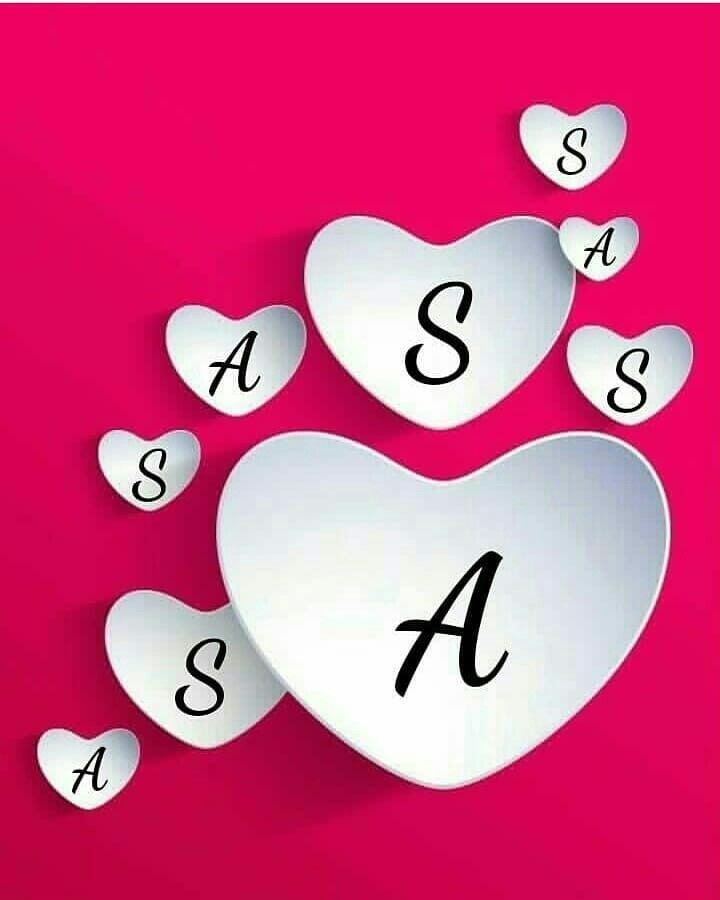 cute S letter in love wallpapers 0060