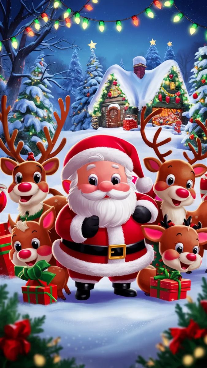 cute Santa wallpapers 0012