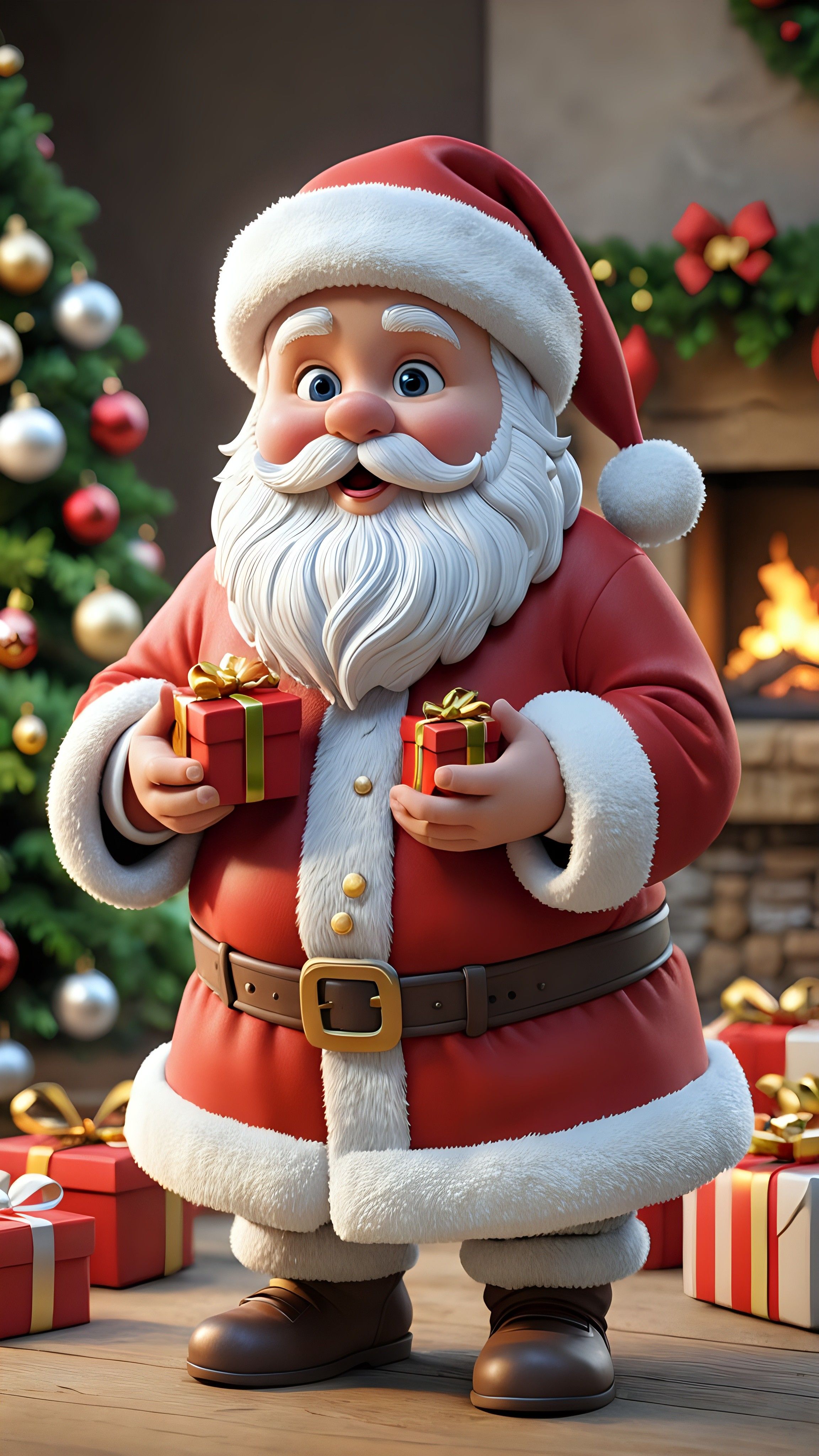 cute Santa wallpapers 0018