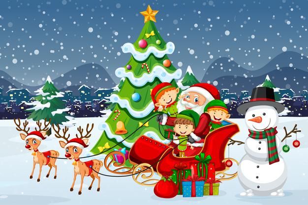 cute Santa wallpapers 0090