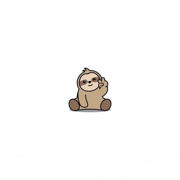 cute sloth wallpapers 0010