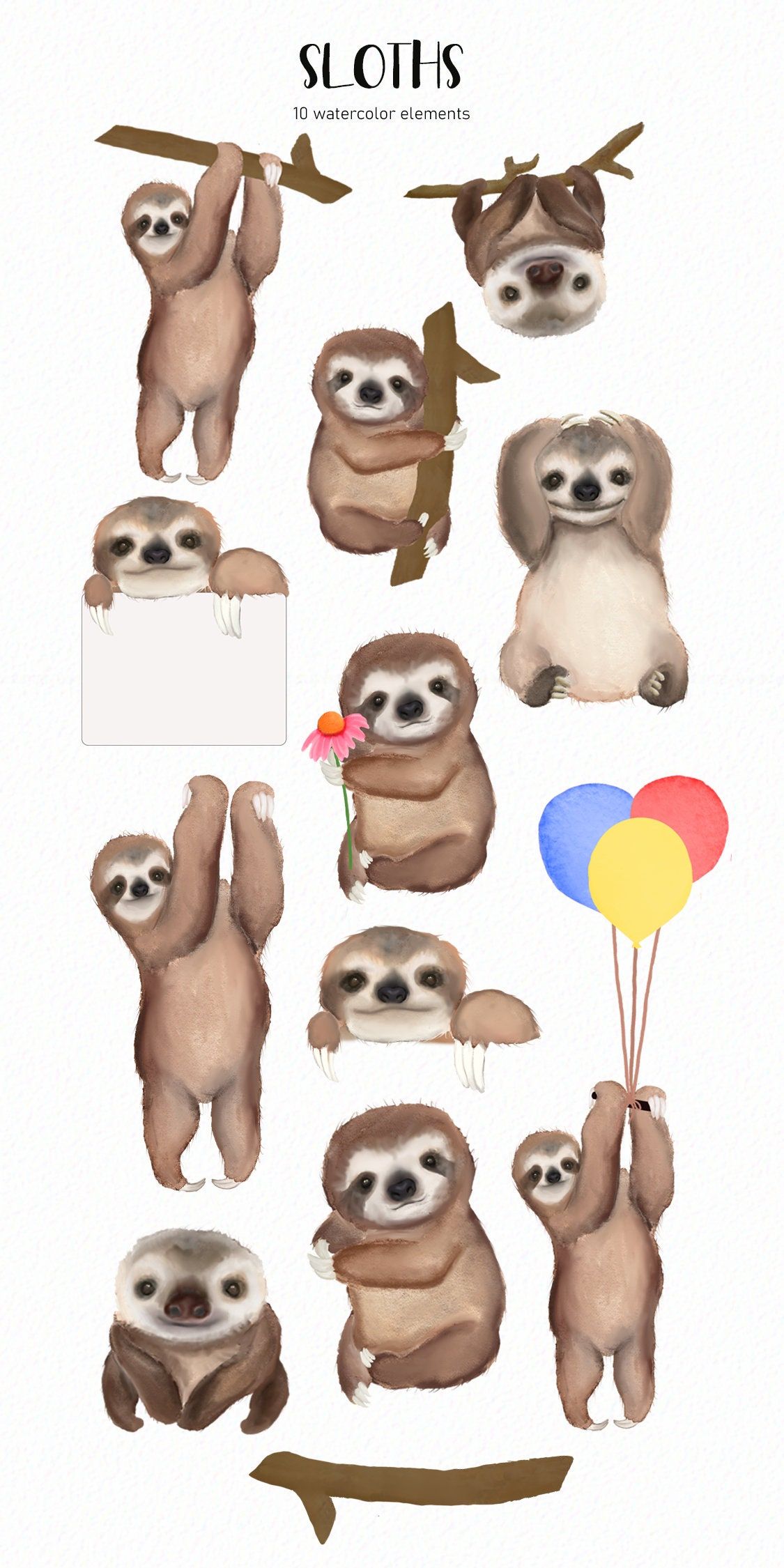 cute sloth wallpapers 0031