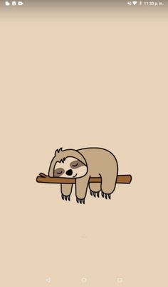 cute sloth wallpapers 0035