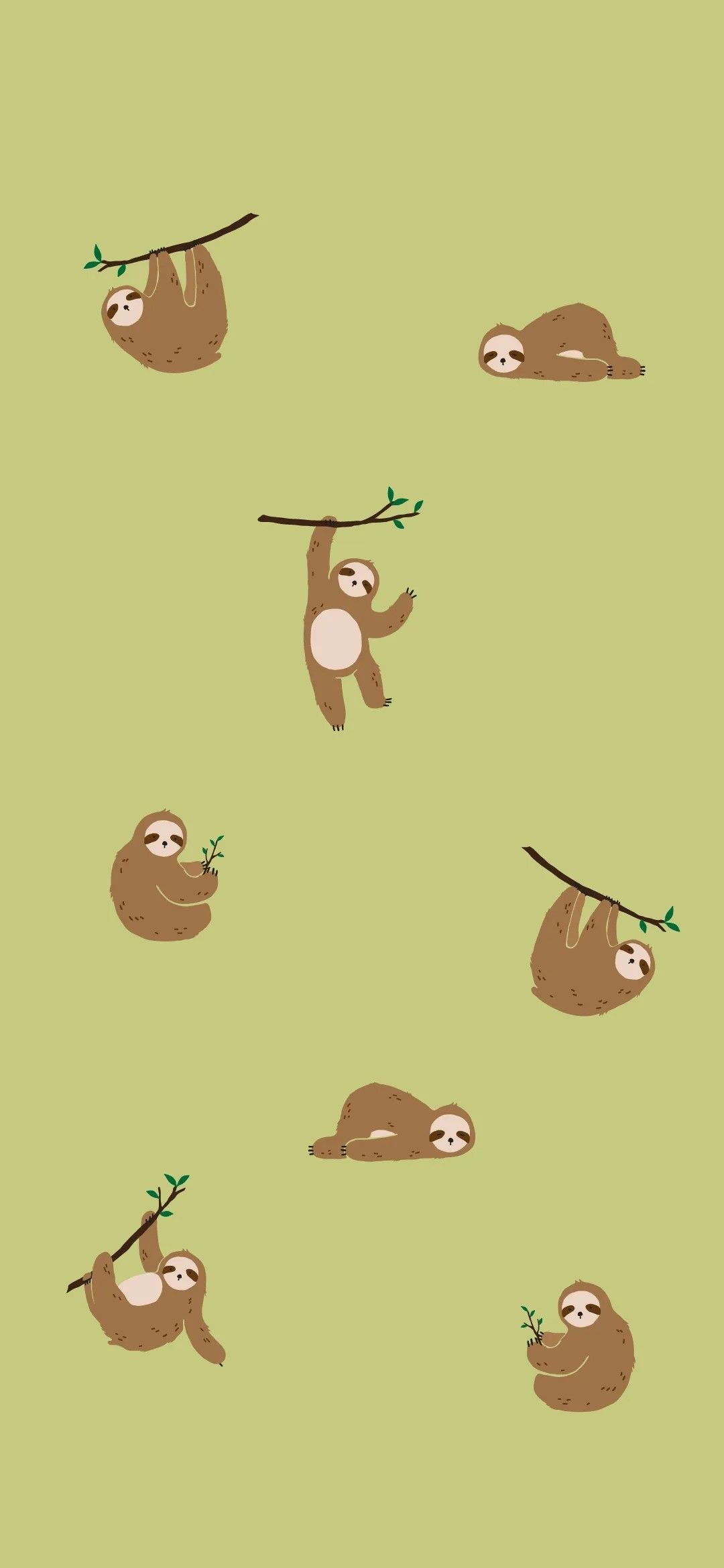 cute sloth wallpapers 0054