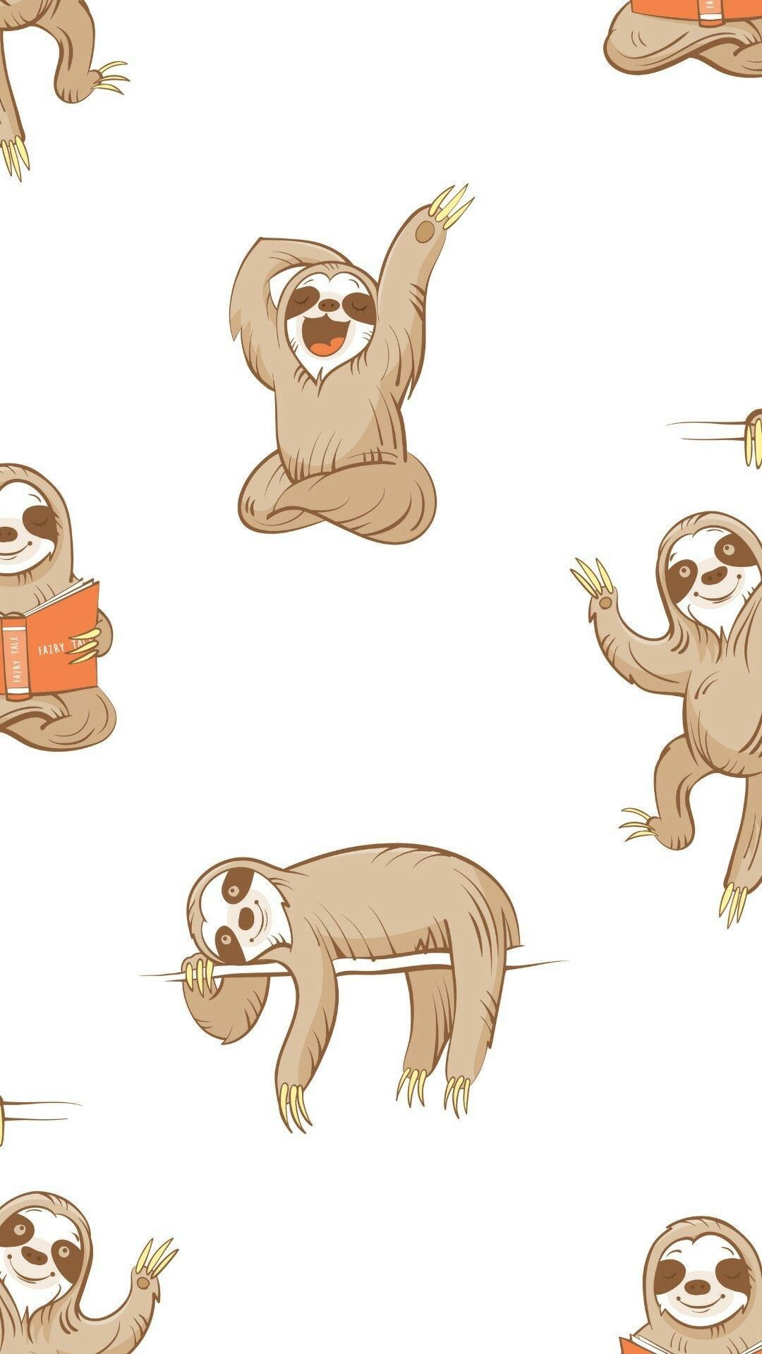 cute sloth wallpapers 0074