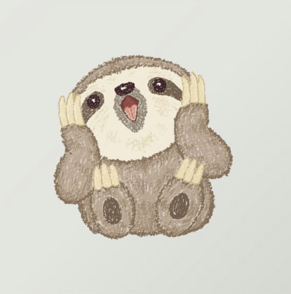 cute sloth wallpapers 0097